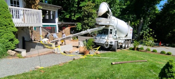 Prepping for new flagstone patio
