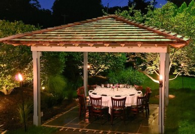 General Warren, Malvern's new patio.